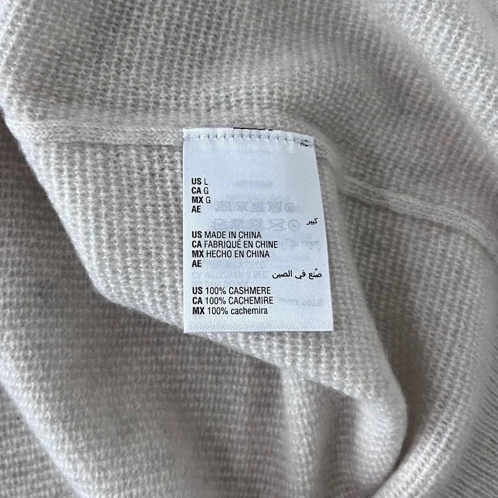 Club Room Men’s Textured 100% Cashmere V- Neck Sweater T-Shirt size L